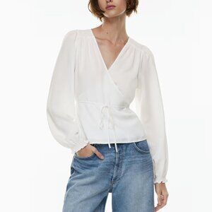 NWT Aritzia wrap blouse